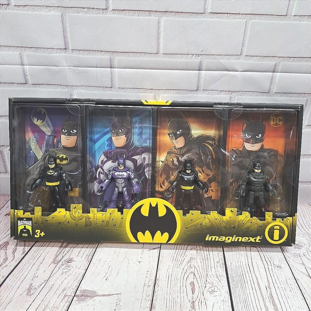 Imaginext Batman 85th Anniversary Multipack DC Super Friends 4 Figure Set Mattel